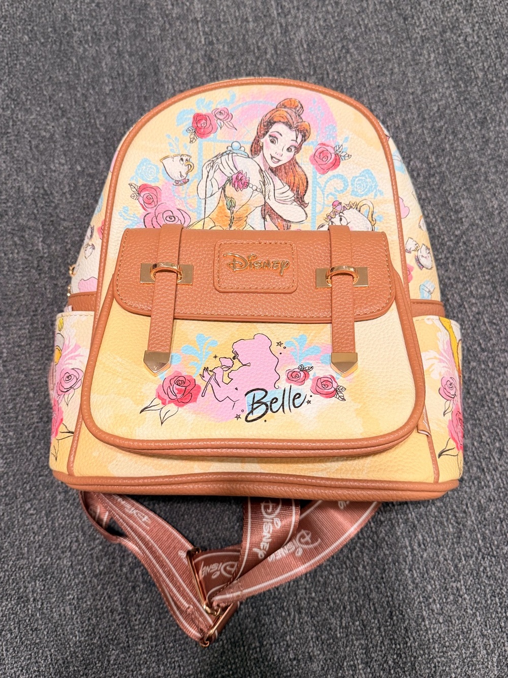 Wondapop Disney Beauty and the Beast Belle 11" Vegan Leather Mini Backpack